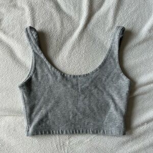 Brandy Melville Lydia top - grey